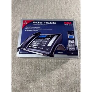 RCA ViSYS 25255RE2 2-Line Phone System Corded Base & Cordless Handset DECT 6.0